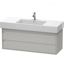 Тумба бетонно-серый матовый 120 см Duravit Ketho KT664200707