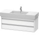 Тумба белый матовый 120 см Duravit Ketho KT664201818