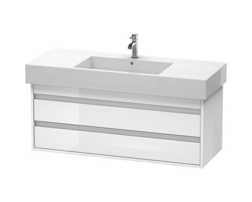 Тумба белый глянец 120 см Duravit Ketho KT664202222