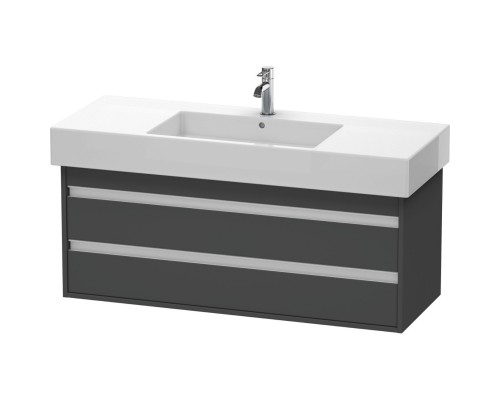 Тумба графит матовый 120 см Duravit Ketho KT664204949