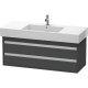 Тумба графит матовый 120 см Duravit Ketho KT664204949