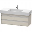 Тумба тауп матовый 120 см Duravit Ketho KT664209191 Тумба тауп матовый 120 см Duravit Ketho KT664209191