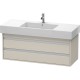 Тумба тауп матовый 120 см Duravit Ketho KT664209191