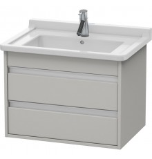 Тумба бетонно-серый матовый 65 см Duravit Ketho KT664300707