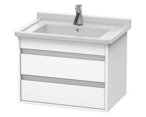 Тумба белый матовый 65 см Duravit Ketho KT664301818