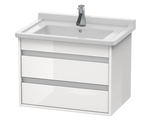 Тумба белый глянец 65 см Duravit Ketho KT664302222