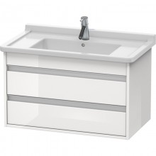 Тумба белый глянец 80 см Duravit Ketho KT664402222