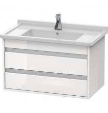 Тумба белый глянец 80 см Duravit Ketho KT664402222