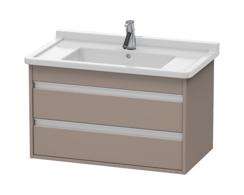 Тумба базальт матовый 80 см Duravit Ketho KT664404343