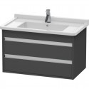 Тумба графит матовый 80 см Duravit Ketho KT664404949 Тумба графит матовый 80 см Duravit Ketho KT664404949