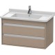 Тумба лен 80 см Duravit Ketho KT664407575