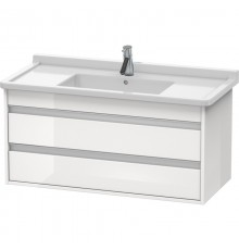 Тумба белый глянец 100 см Duravit Ketho KT664502222