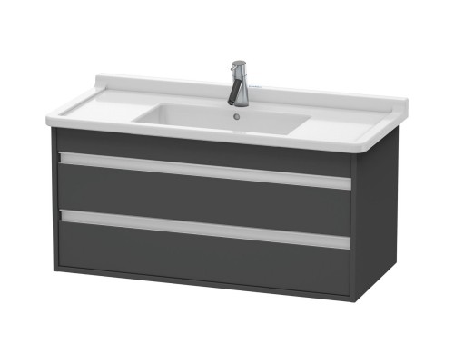 Тумба графит матовый 100 см Duravit Ketho KT664504949