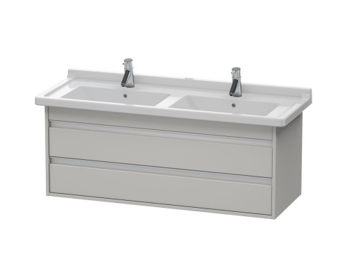 Тумба бетонно-серый матовый 120 см Duravit Ketho KT664600707