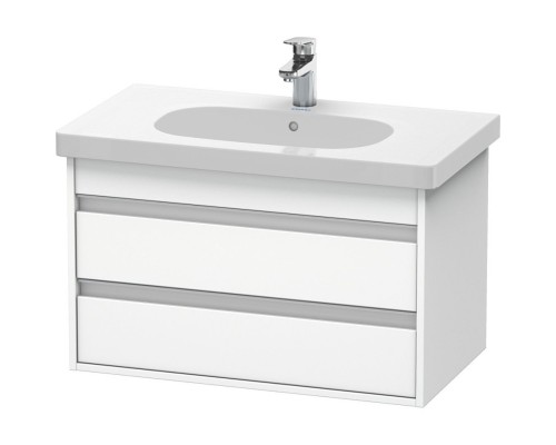 Тумба белый матовый 80 см Duravit Ketho KT664701818