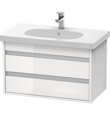 Тумба белый глянец 80 см Duravit Ketho KT664702222