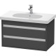 Тумба графит матовый 80 см Duravit Ketho KT664704949