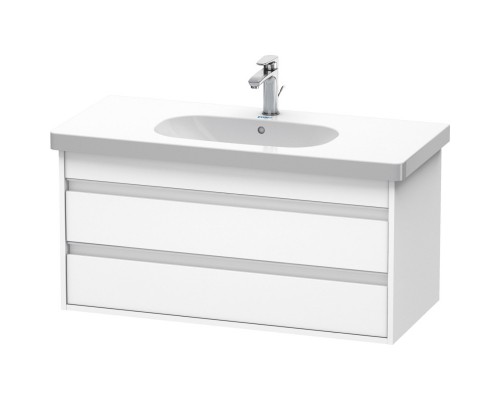 Тумба белый матовый 100 см Duravit Ketho KT664801818