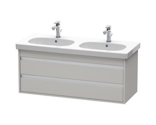 Тумба бетонно-серый матовый 115 см Duravit Ketho KT664900707