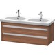 Тумба орех 115 см Duravit Ketho KT664907979