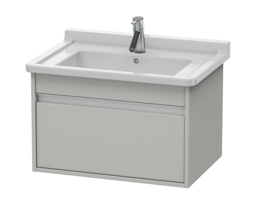 Тумба бетонно-серый матовый 65 см Duravit Ketho KT666300707