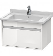 Тумба белый глянец 65 см Duravit Ketho KT666302222