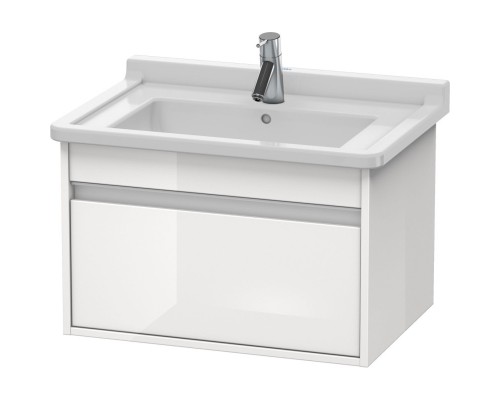 Тумба белый глянец 65 см Duravit Ketho KT666302222