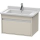 Тумба тауп матовый 65 см Duravit Ketho KT666309191