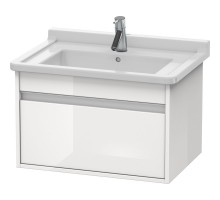 Тумба белый глянец 80 см Duravit Ketho KT666402222