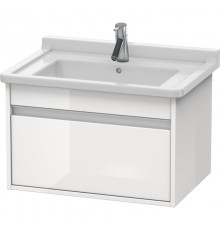 Тумба белый глянец 80 см Duravit Ketho KT666402222