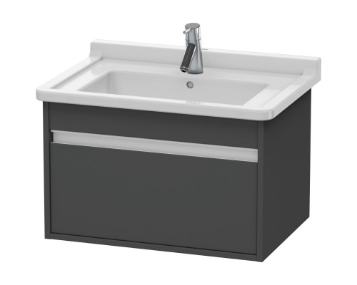 Тумба графит матовый 80 см Duravit Ketho KT666404949