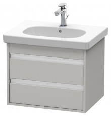 Тумба бетонно-серый матовый 60 см Duravit Ketho KT665000707