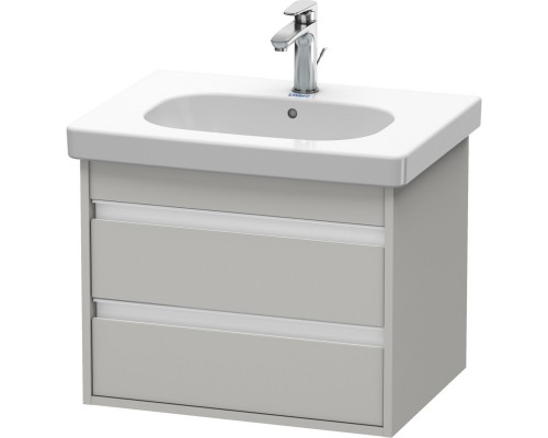 Тумба бетонно-серый матовый 60 см Duravit Ketho KT665000707