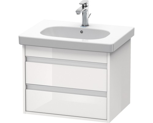 Тумба белый глянец 60 см Duravit Ketho KT665002222