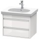 Тумба белый глянец 60 см Duravit Ketho KT665002222