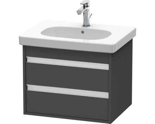 Тумба графит матовый 60 см Duravit Ketho KT665004949