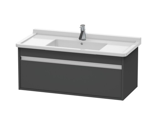 Тумба графит матовый 100 см Duravit Ketho KT666504949