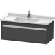 Тумба графит матовый 100 см Duravit Ketho KT666504949