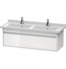 Тумба белый глянец 120 см Duravit Ketho KT666602222