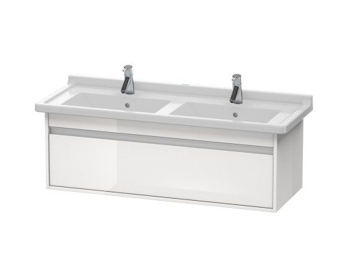 Тумба белый глянец 120 см Duravit Ketho KT666602222