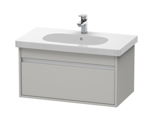 Тумба бетонно-серый матовый 80 см Duravit Ketho KT666700707