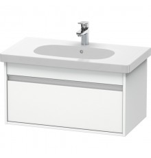 Тумба белый матовый 80 см Duravit Ketho KT666701818