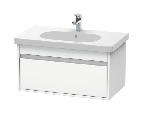 Тумба белый матовый 80 см Duravit Ketho KT666701818