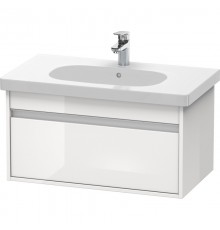 Тумба белый глянец 80 см Duravit Ketho KT666702222