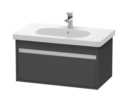 Тумба графит матовый 80 см Duravit Ketho KT666704949