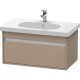 Тумба лен 80 см Duravit Ketho KT666707575