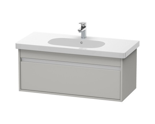 Тумба бетонно-серый матовый 100 см Duravit Ketho KT666800707