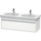 Тумба белый матовый 115 см Duravit Ketho KT666901818