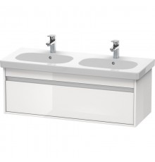 Тумба белый глянец 115 см Duravit Ketho KT666902222