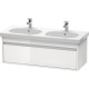 Тумба белый глянец 115 см Duravit Ketho KT666902222